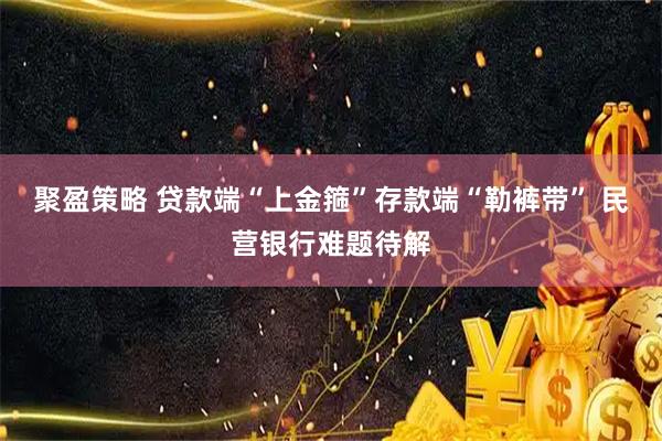 聚盈策略 贷款端“上金箍”存款端“勒裤带” 民营银行难题待解